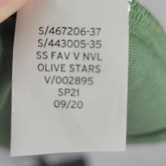 Gap favorite t-shirt Star Print Olive green S - Picture 7 of 9